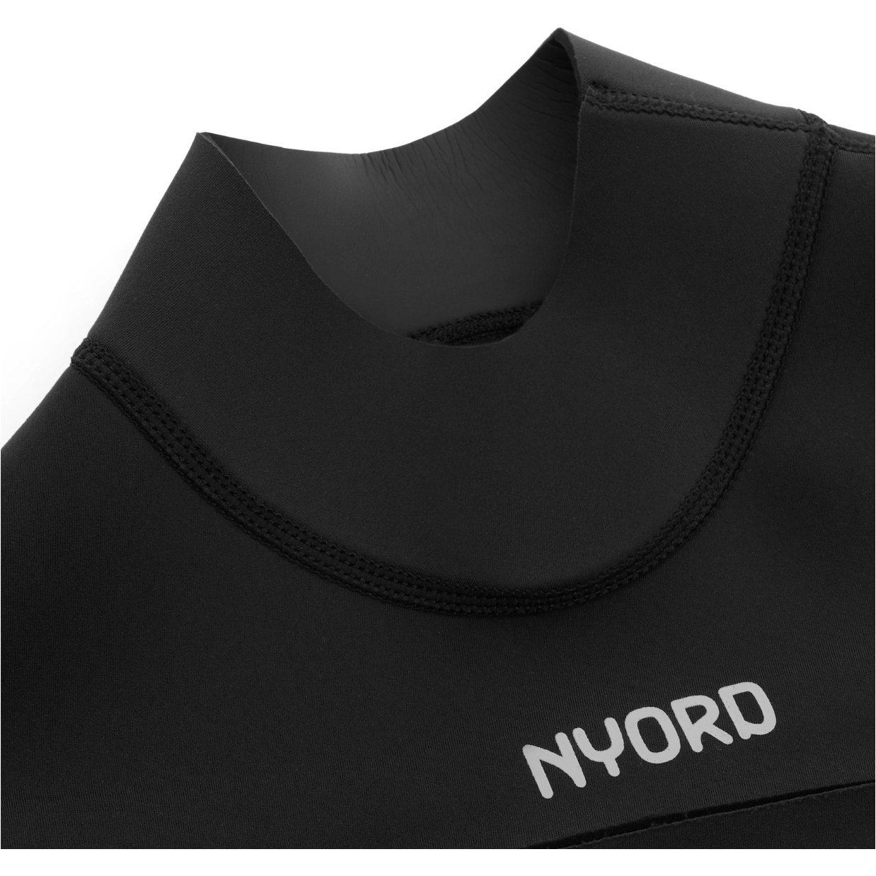 2026 Nyord Mens Solu Yulex 2/2mm Short Sleeve Chest Zip Fl Wetsuit SOLM22SSF001 - Black